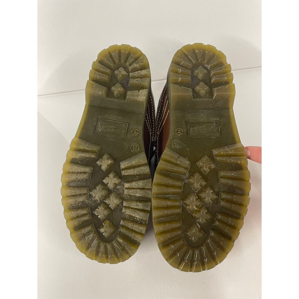 Arizona Jean Co. Gage Boys Youth Shoes 3 Medium Brown Non Marking Rubber Soles - Picture 6 of 9